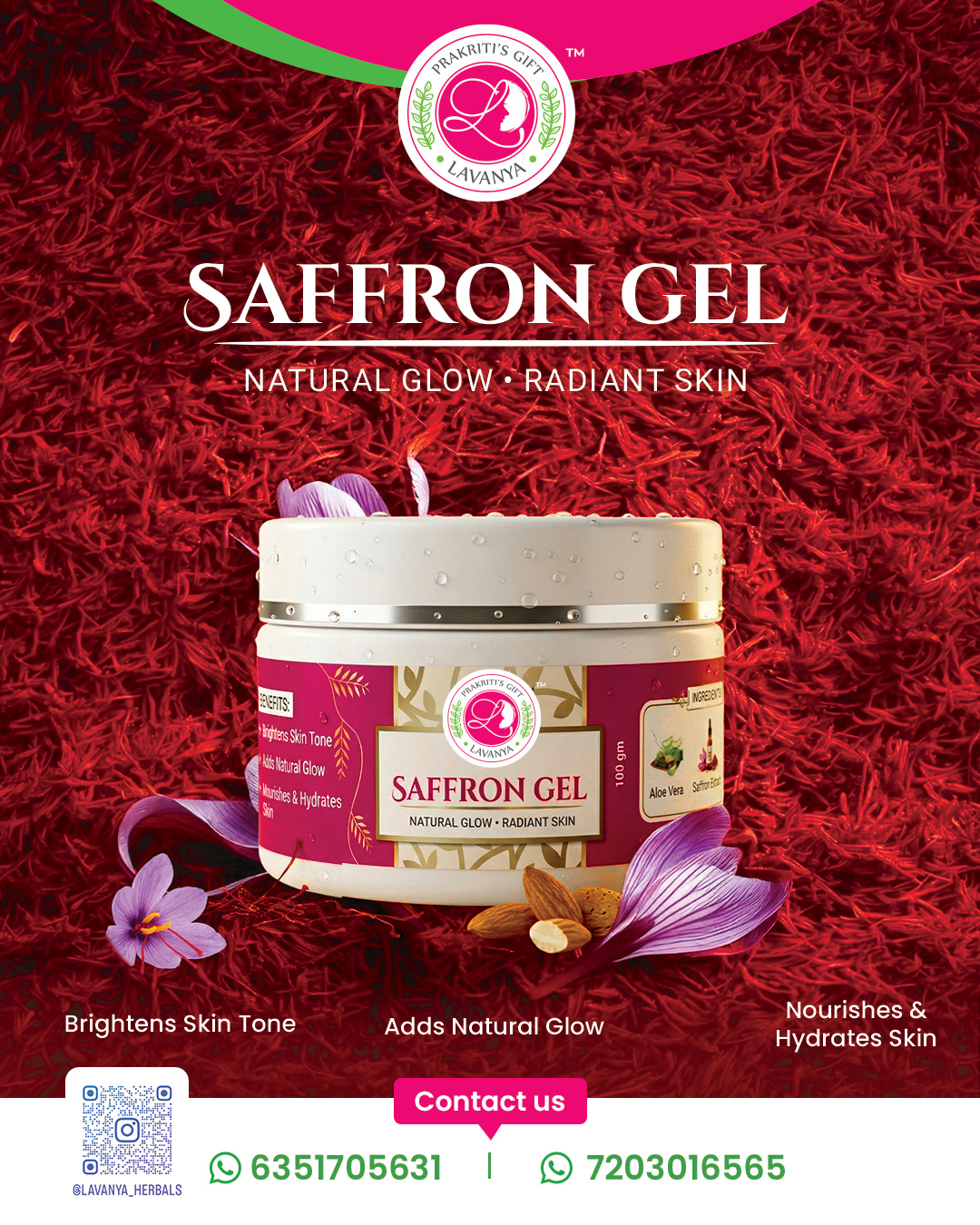 post-33 Saffron Gel Saffron Gel Kesar Gel